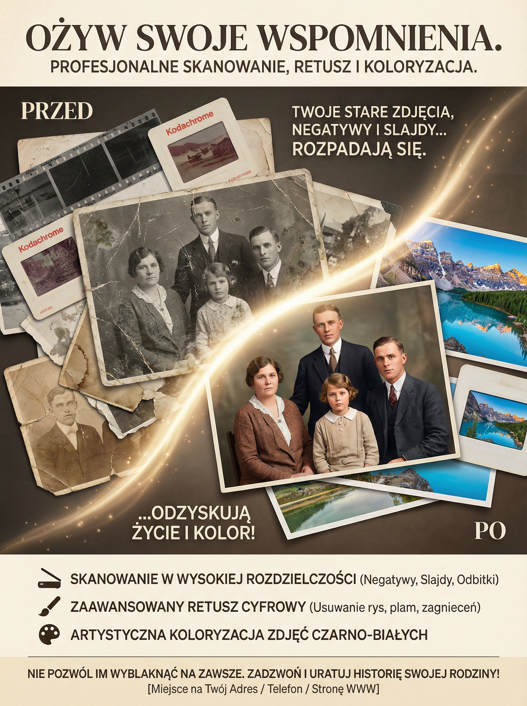Renowacja zdjec